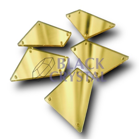 LUSTERKO GOLD, SEW ON MIRROR