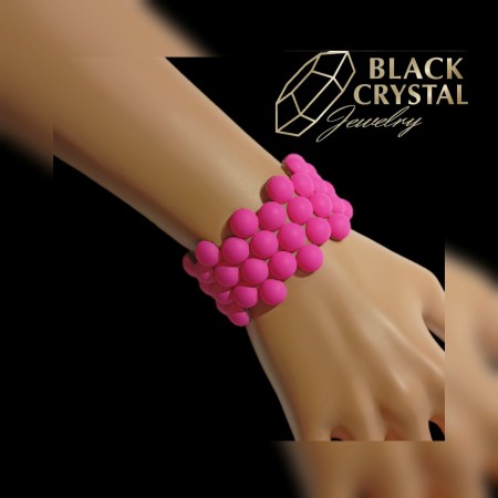 BRANSOLETKA Z PÓŁPEREŁ...