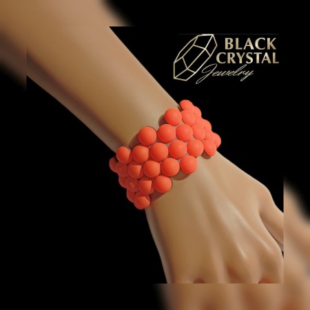 BRANSOLETKA Z PÓŁPEREŁ...