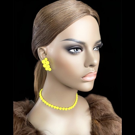 BIŻUTERIA DO TAŃCA MATOWE PERŁY