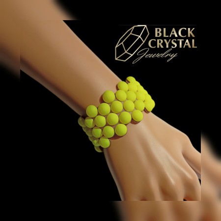 BRANSOLETKA Z PÓŁPEREŁ...