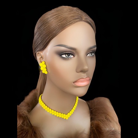 BIŻUTERIA DO TAŃCA MATOWE PERŁY