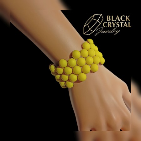 BRANSOLETKA Z PÓŁPEREŁ...