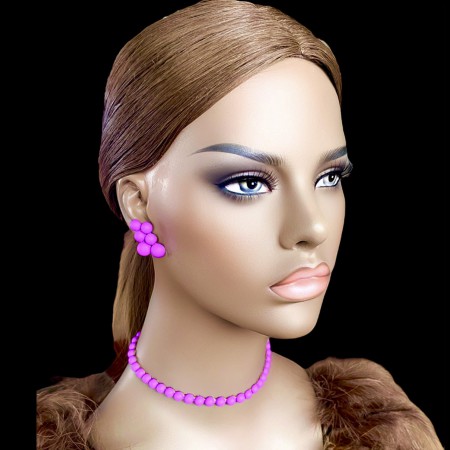 BIŻUTERIA DO TAŃCA MATOWE PERŁY