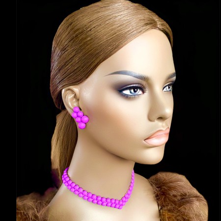 BIŻUTERIA DO TAŃCA MATOWE PERŁY