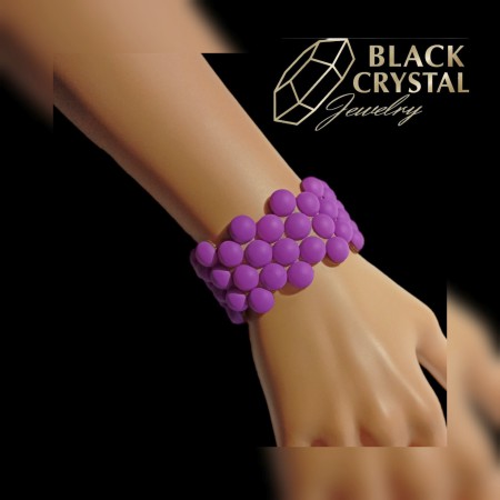 BRANSOLETKA Z PÓŁPEREŁ...