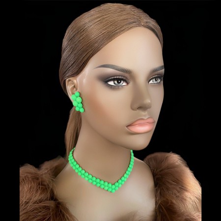 BIŻUTERIA DO TAŃCA MATOWE PERŁY