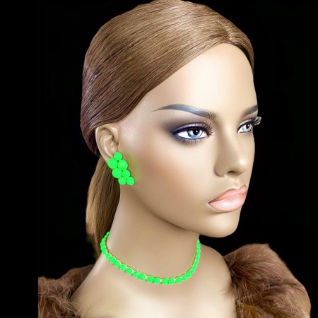 BIŻUTERIA DO TAŃCA MATOWE PERŁY