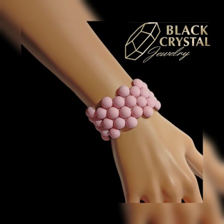 BRANSOLETKA Z PÓŁPEREŁ...