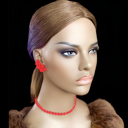 BIŻUTERIA DO TAŃCA MATOWE PERŁY