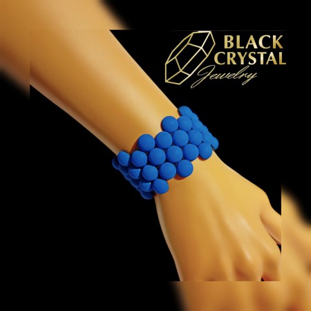 BRANSOLETKA Z PÓŁPEREŁ...