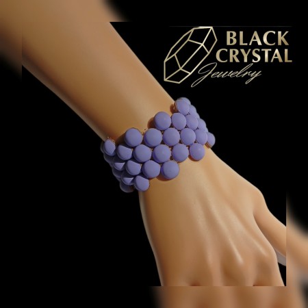 BRANSOLETKA Z PÓŁPEREŁ...