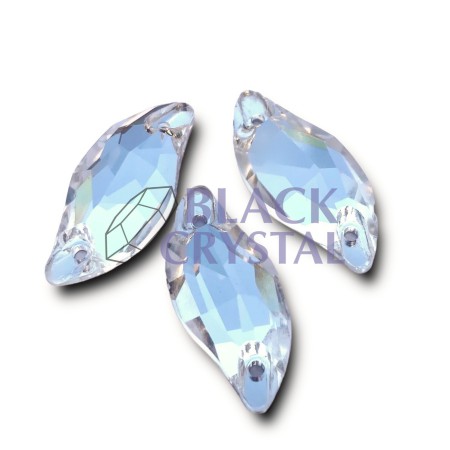 KAMIENIE SZKLANE LIŚĆ CRYSTAL, SEW ON STONES