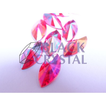 OCZKO - 7x14mm - 40szt. Akryl ROSE AB / nr. 65