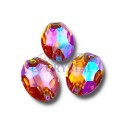 OVAL  - 11x16mm - 10szt. Żywiczne TOPAZ AB / nr. 128