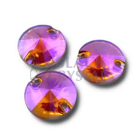 OKRĄGŁY - 12mm - 25szt. Żywiczne TOPAZ AB