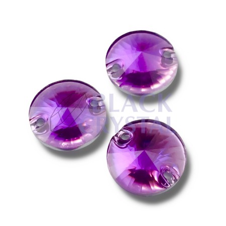 OKRĄGŁY - 16mm - 15szt. Żywiczne LILAC