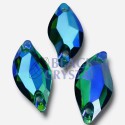 KSZTAŁT LIŚCIA 9x20mm - 10szt. Żywiczne EMERALD AB  / nr. 172