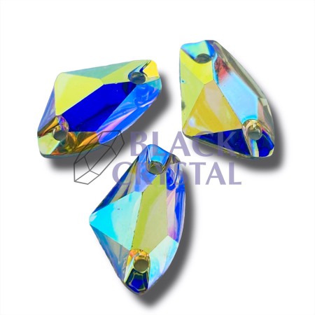 AX - 9x14mm - 30szt. Żywiczne CRYSTAL AB