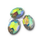 OVAL - 7x10mm - 30szt. Żywiczne CRYSTAL AB / nr. 24