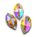 OCZKO - 9x18mm - 10szt. Żywiczne LIGHT TOPAZ AB / nr. 223
