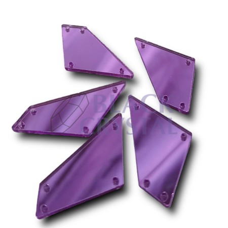 LUSTERKO AMETHYST, SEW ON MIRROR