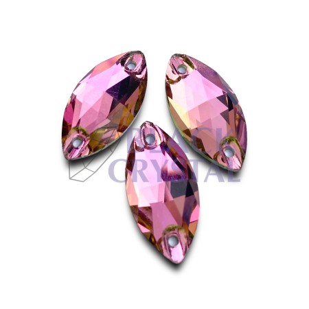 KAMIENIE SZKLANE OCZKO ROSE, SEW ON STONES