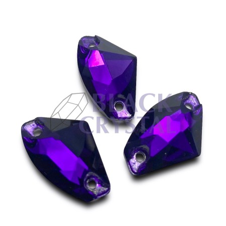 KAMIENIE SZKLANE AX DARK PURPLE, SEW ON STONES