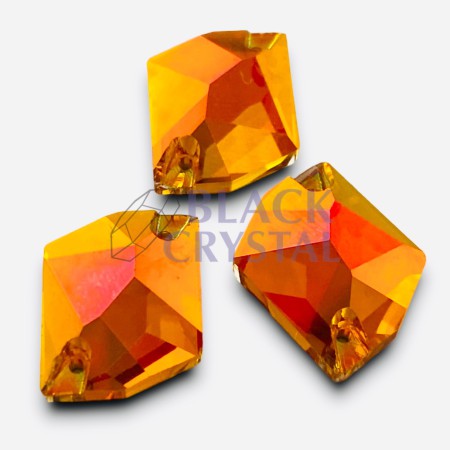 COSMIC - 16x20mm - 1szt. Szklane ASTRAL PINK