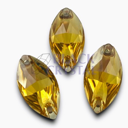 OCZKO - 9x18mm - 10szt. Żywiczne JONQUIL  / nr. 400