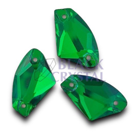 KAMIENIE SZKLANE AX EMERALD, SEW ON STONES