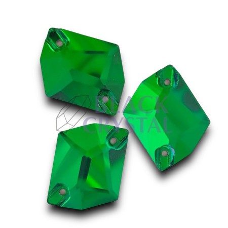 COSMIC - 16x20mm - 1szt. Szklane EMERALD