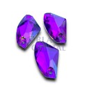 AX - 9x14mm - 1szt. Szklane AMETHYST / nr. 444b