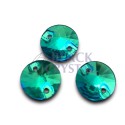 OKRĄGŁY - 10mm - 1szt. Szklane PERIDOT / nr. 803b