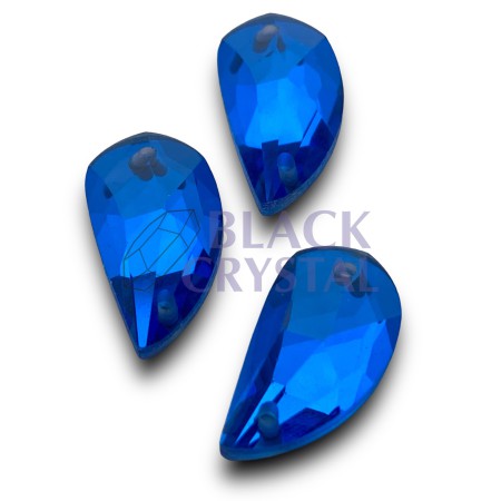 KAMIENIE SZKLANE ŁEZKA CAPRI BLUE, SEW ON STONES