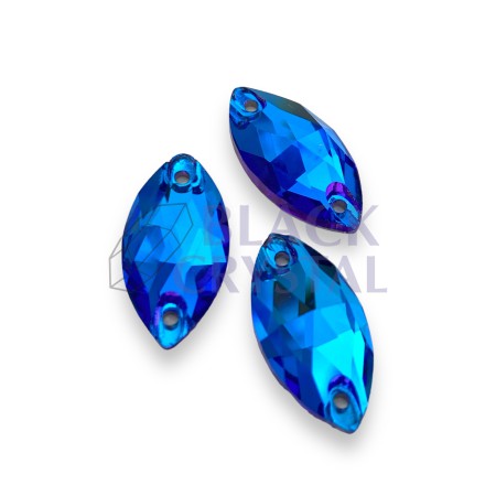 KAMIENIE SZKLANE OCZKO CAPRI BLUE, SEW ON STONES