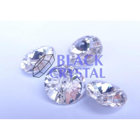 GUZIKI - 10mm - 1szt. Szklane CRYSTAL / nr. 141b