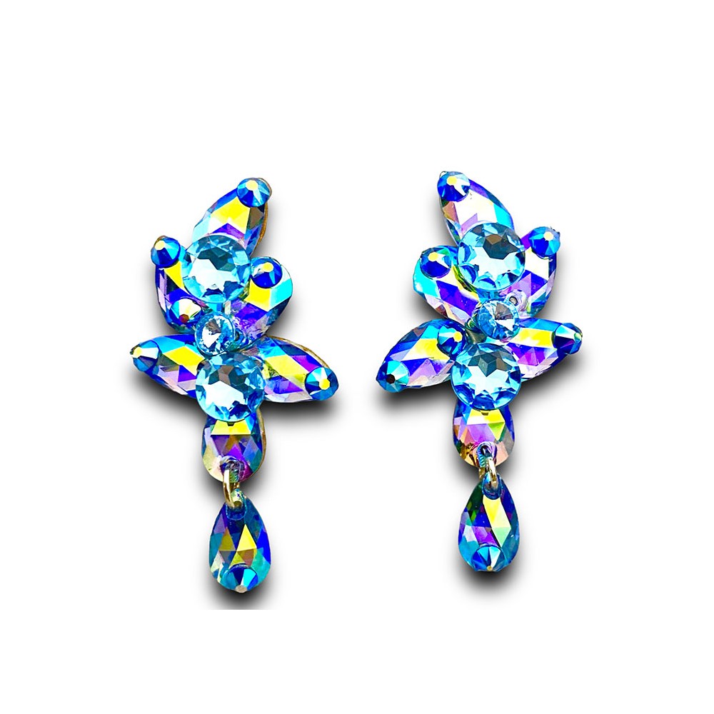 KOLCZYKI / KLIPSY - AQUAMARINE AB