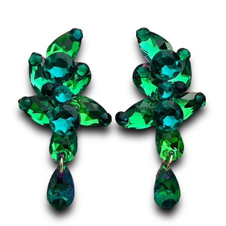 KOLCZYKI / KLIPSY EMERALD