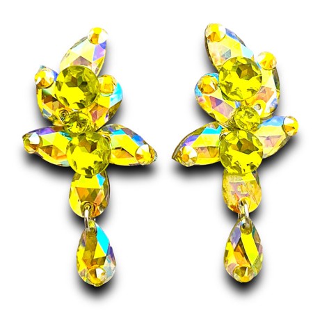 KOLCZYKI / KLIPSY - CITRINE AB