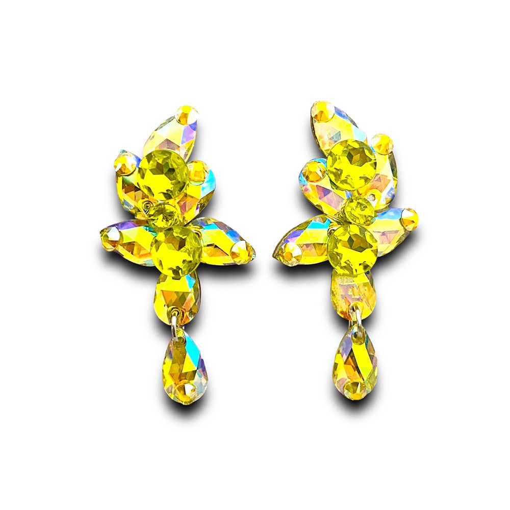 KOLCZYKI / KLIPSY - CITRINE AB