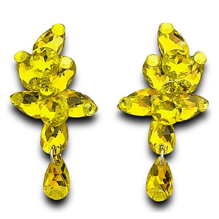 KOLCZYKI / KLIPSY - CITRINE