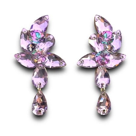 KOLCZYKI / KLIPSY - LIGHT VIOLET