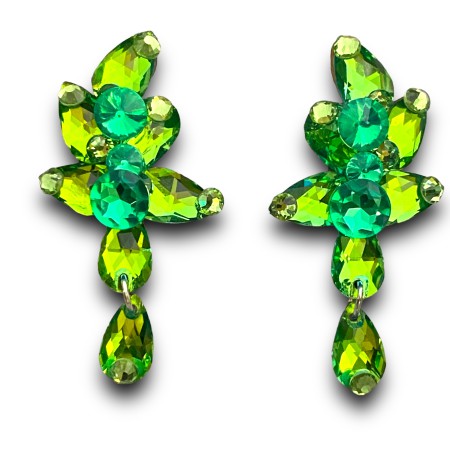 KOLCZYKI / KLIPSY - PERIDOT