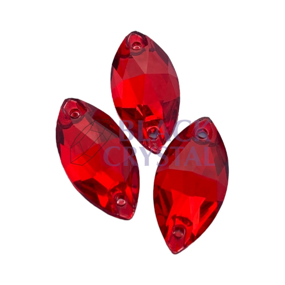 OCZKO - 5x10mm - 1szt. Szklane SIAM / nr. 1455b