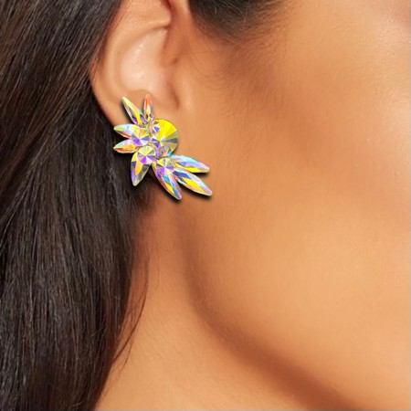 KOLCZYKI / KLIPSY CRYSTAL AB