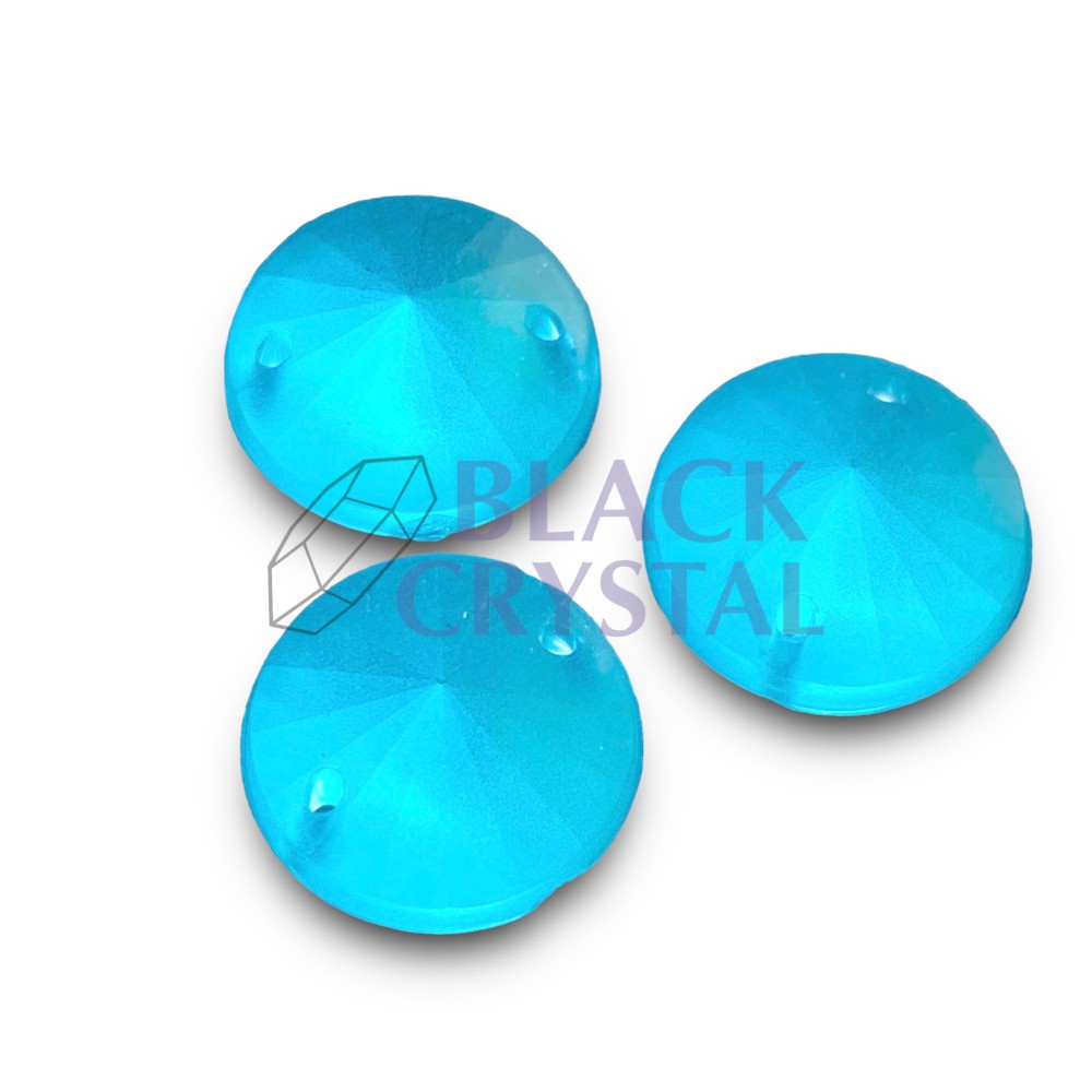 OKRĄGŁY - 12mm - 20szt. MATOWE AQUAMARINE / nr. 1133