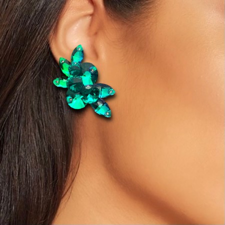 KOLCZYKI / KLIPSY EMERALD