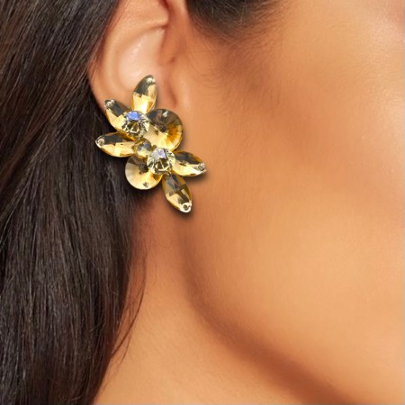 KOLCZYKI / KLIPSY - GOLDEN SHADOW