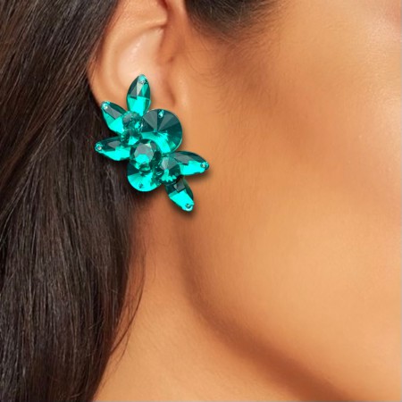 KOLCZYKI / KLIPSY - BLUE...